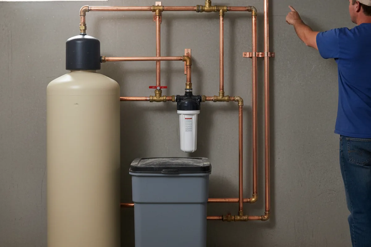 Whole-house water treatment system installed in Delaplane